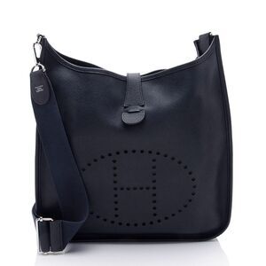 Hermes Taurillon Clemence Evelyne III PM Shoulder Bag